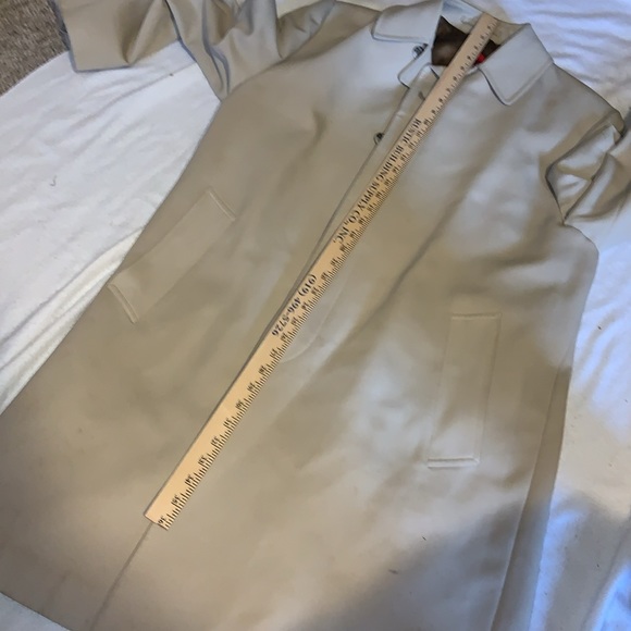 GLENEAGLES TRENCH COAT 40 reg Made in USA light tan gentleman’s classic - Picture 10 of 11